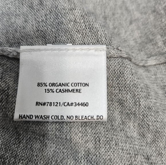 Eileen Fisher Gray Cashmere Blend Sequin Knit Cami Size Small Women's W40 - Picture 7 of 10